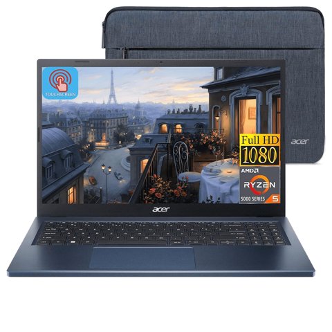 Laptop Acer Aspire 3 15.6"" Táctil Fhd Ryzen 5 8 Gb 512 Gb