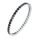 thumbnail image 1 of Pulseras de Moissanita de 4 Mm para Mujer Brazalete de Plata Esterlina 925 Color D Claridad VVS1 Pulsera de Diamante Negro 6-7.5 Pulgadas, 1 of 7