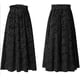 thumbnail image 1 of Falda plisada de lunares y cintura alta para mujer, falda midi larga con vuelo, 1 of 5