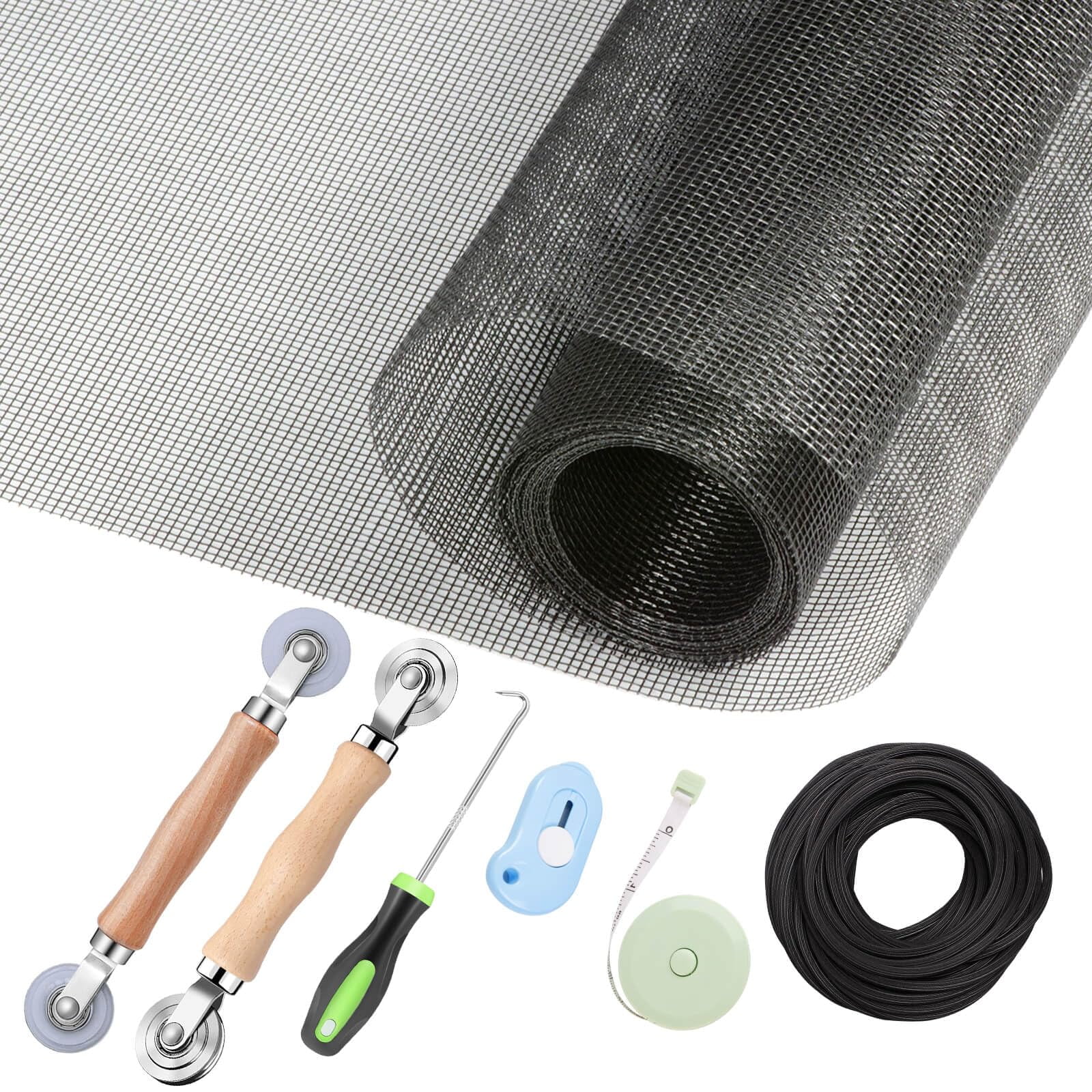Kit De Reparación De Mosquiteras Tooltriz 59 X 106 Fiberglass