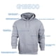thumbnail image 5 of Sudadera con capucha Gildan de forro polar para adulto G18500, color negro, talla M, 5 of 6