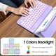 thumbnail image 3 of Funda con teclado FINTIE para iPad de 9ª, 8ª y 7ª generación de 10,2 pulgadas con retroiluminación, 3 of 8