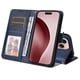 thumbnail image 2 of Funda Billetera para iPhone 16 Pro Max con Porta Tarjetas y Soporte Ajustable Azul, 2 of 6