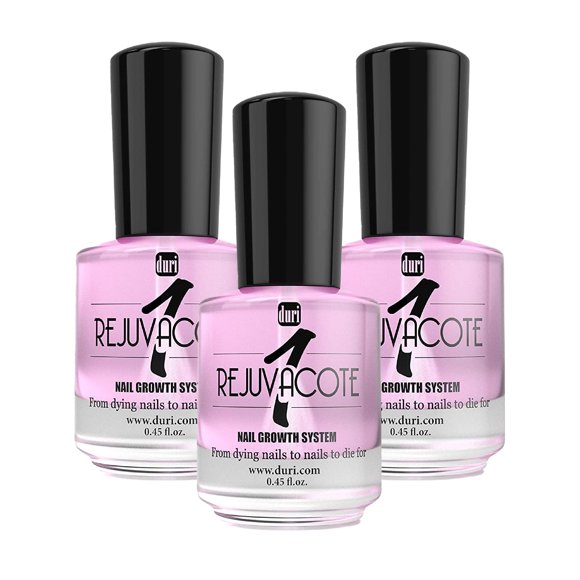 Sistema de crecimiento de uñas Duri Rejuvacote 1 original de 13,3 ml, paquete de 3