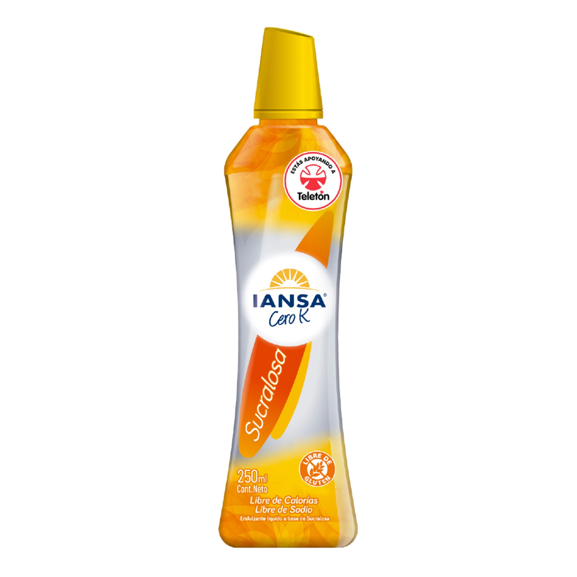 Endulzante Líquido Sucralosa Botella 250 ml Iansa Cero K