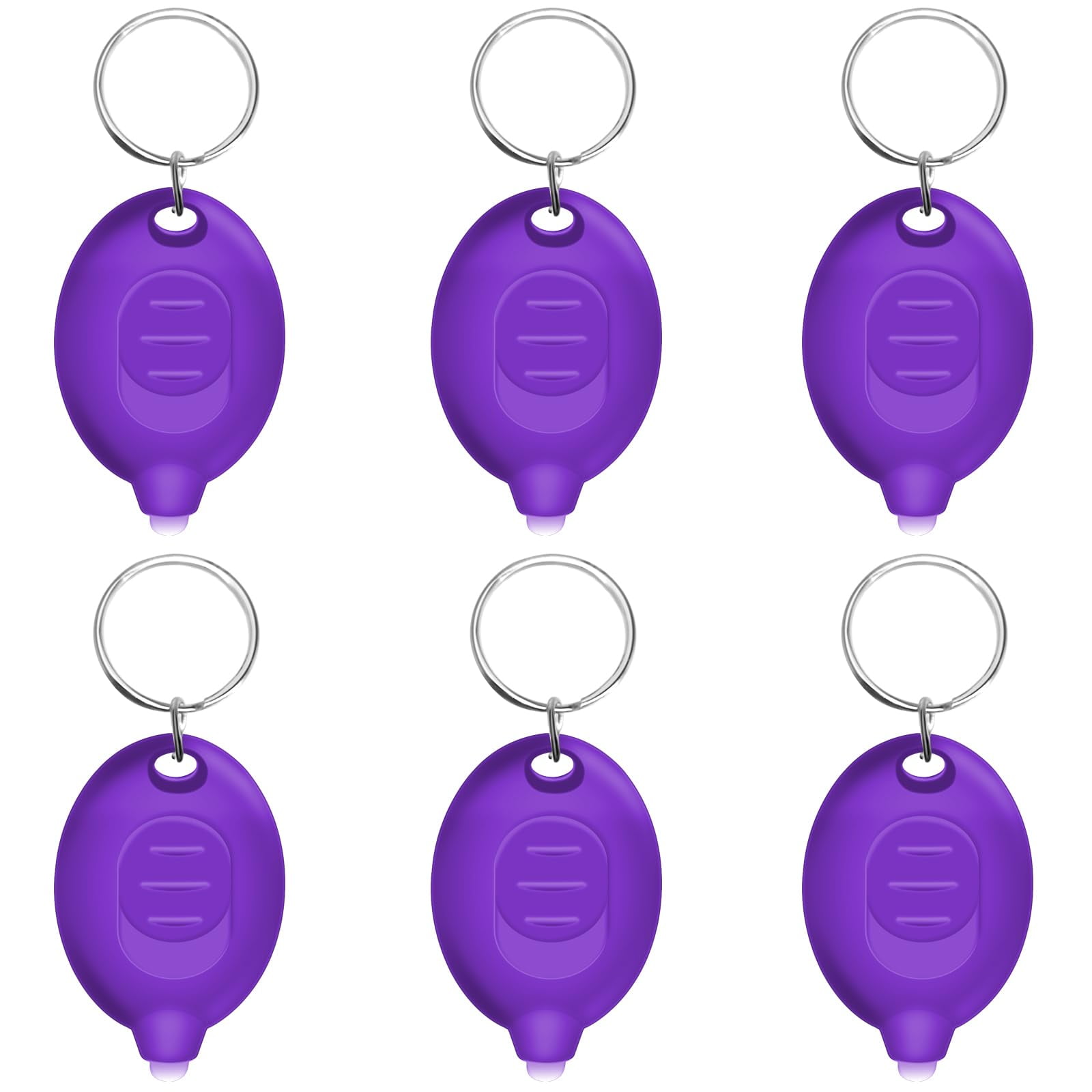 Linterna Led Uv Tipo Llavero Daemson Mini Black Light (6 Unidades)