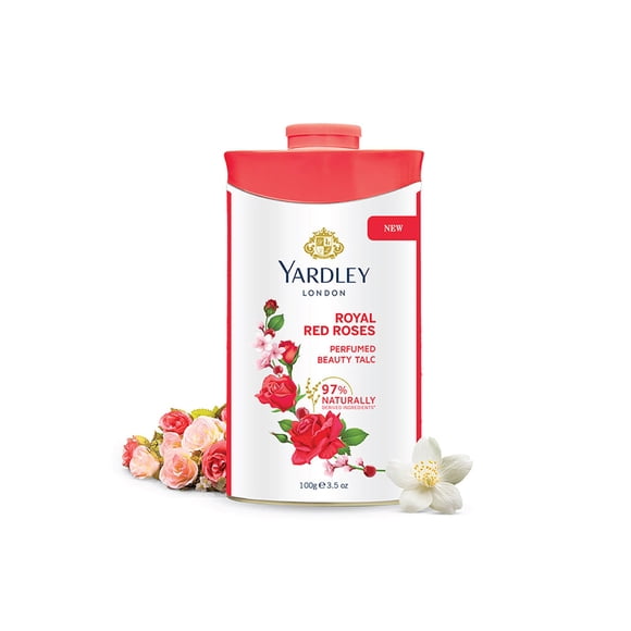 Talco Perfumado de Belleza Yardley London Royal Red Roses 100g