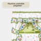 thumbnail image 4 of Juego de cortinas ACHIM con estampado de mariposas verdes tipo cabaña, 4 of 6