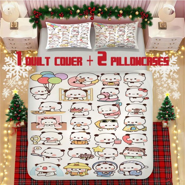Bubu and Dudu Collection Photo Soft Printed Bedding Set Polyester Fabric Decorative & Warm