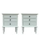 thumbnail image 1 of Set 2 Veladores Dormitorio Colchester 3 Cajones Blanco, 1 of 3