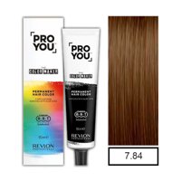 Revlon - Tintura 7.84 Pro You Rubio Medio Marron Cobrizo 90Ml Mas Oxidante