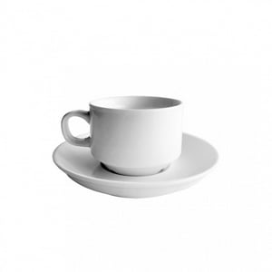 Volume - Pack De 6 Tazas De Café 100 Cc + Platillos Apilables