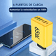 thumbnail image 4 of Cargador Múltiple 65w Carga Rapida Usb+pd (tipo-c) 6 Puertos, 4 of 4