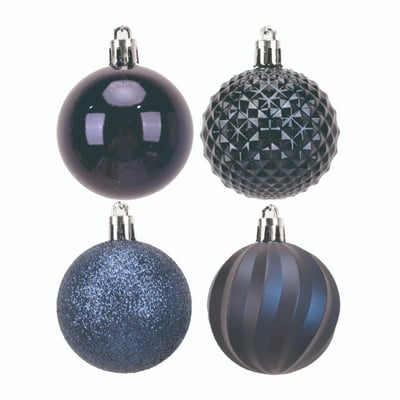 Set De 12 Esferas 5 Cm Azules, 1 Un  Holiday Time