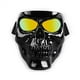 thumbnail image 1 of Mascara Antifaz Calavera Dorada Disfraz Para Halloween, 1 of 5