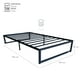 thumbnail image 3 of Base de Cama Europea de Acero Negro 105x190 cm Zen 1,5 Pza  - Vincenzi, 3 of 10