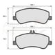 thumbnail image 2 of Pastillas Freno para auto Mercedes Benz GLK220 CDI 2009-2015 Delantero, 2 of 3
