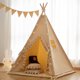 thumbnail image 1 of Tienda de campaña en forma de tipi RONGFA Dream House para niños con alfombrilla y bolsa de transporte, 1 of 8