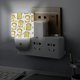 thumbnail image 5 of Pan Tostado Luz nocturna LED con sensor de anochecer a amanecer para dormitorio, baño, pasillo, escaleras - Lámpara LED nocturna de enchufe, 0.5W - 1 pieza, 5 of 6