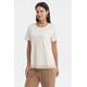 thumbnail image 2 of Polera Mujer Detalle Cuello Crema, 2 of 4