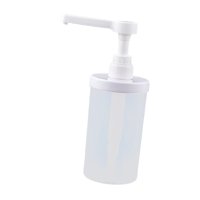 Magideal - Botella Cuantitativa Botella De Jarabe Gruesa Jarabe Sarrupos De La Bomba Saucas De Contenedor De La Botella De La Botella De Jugo De Prensa Manual Pa S