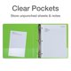 thumbnail image 3 of Binder Oxford, 3 anillos en D de 1 pulgada, capacidad para 240 hojas, paquete de 4, 3 of 7