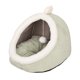 thumbnail image 5 of Cama Para Gatos, Nido Cálido, Caba?a Para Perros, Perrera, Almohadilla De Dormir De Felpa Suave, Verde Claro S, 5 of 5
