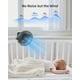 thumbnail image 4 of Ventilador portátil Koonie de 10000 mAh recargable de 8 pulgadas con clip, 4 of 7