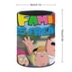 thumbnail image 2 of Padre de Familia-theme Cylinder Pen Holder Pencil Organizer with Flannel Lining PVC Leather Material Cardboard Base for study work 10*8CM, 2 of 6