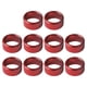 thumbnail image 1 of 10 Piezas De Anillos De Pierna De Paloma De Metal Que Identifican Bandas Que Eliminan Fácilmente Los Accesorios Rojo, 1 of 4