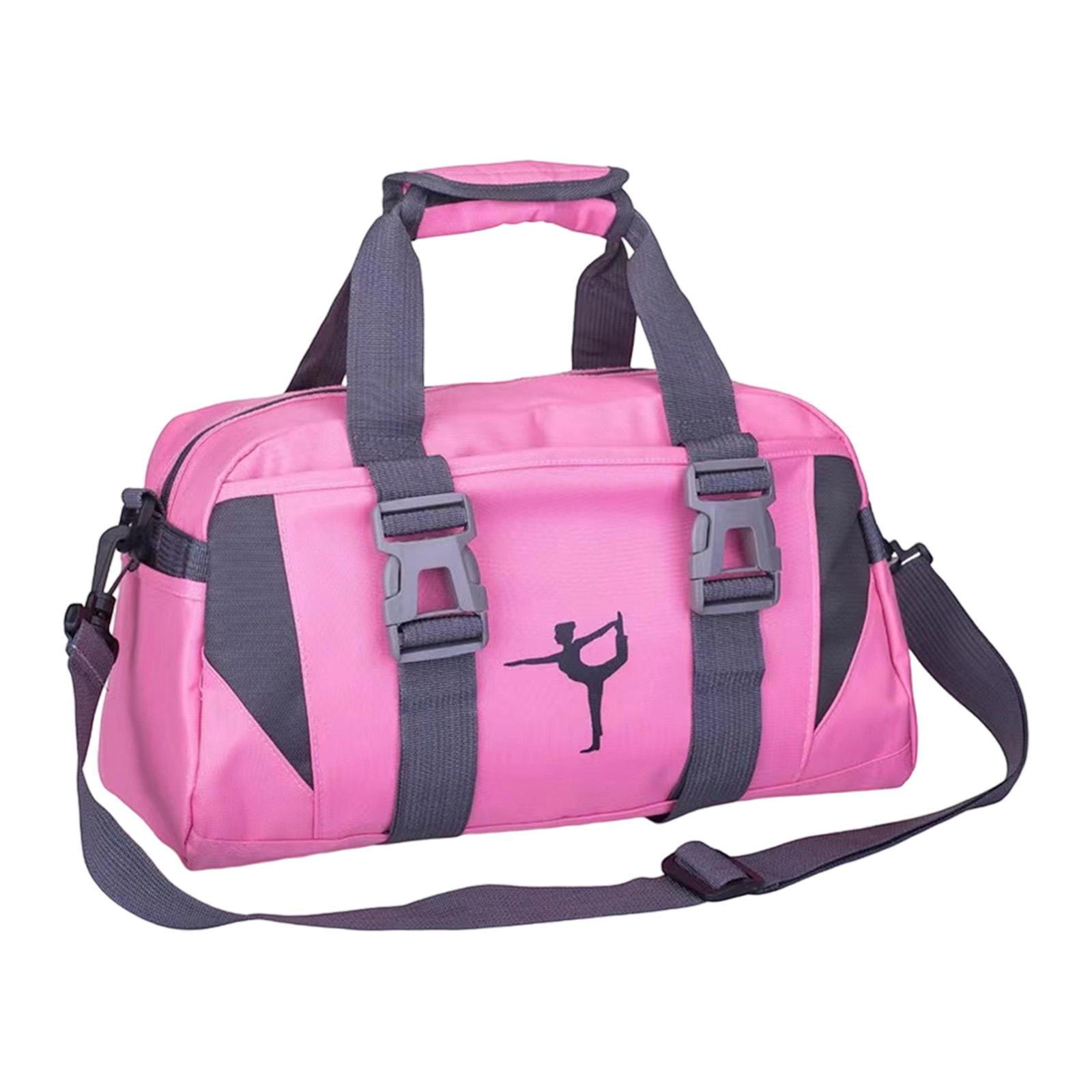 Ioensy - Bolsa De Gimnasio Para Artículos De Aseo, Portátil, Para Mujer, Para Yoga, Fitness, Gimnasio, Entrenamiento, Fin De Semana, Rosa