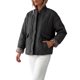 thumbnail image 1 of INSPIRE CHIC Chaqueta Acolchada con Forro de Leopardo para Mujer con Cuello Redondo de Canalé y Bolsillos Mediana Negra, 1 of 6