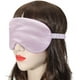 thumbnail image 3 of Antifaz para dormir de satén de seda con correa elástica, antifaz de viaje para dormir, para mujeres y hombres., 3 of 7
