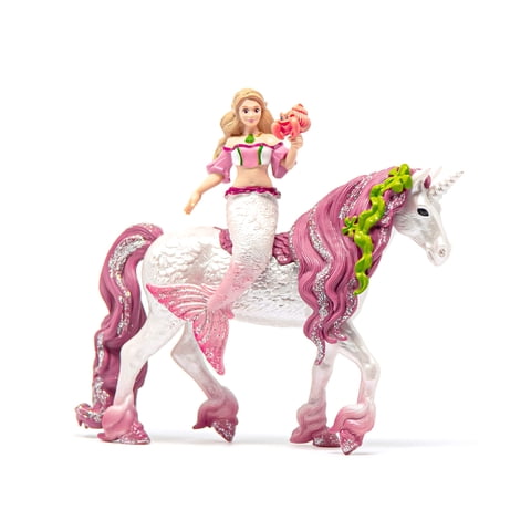 Set De Juego Schleich Bayala Sirena Feya Montando Unicornio Subacuático