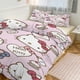 thumbnail image 1 of Hello Kitty Print Bedding Set Pattern Duvet Cove Set 3 Pieces 1 Quilt Cover And 2 Pillowcases for Women Men Teens, 1 of 5