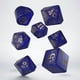 thumbnail image 2 of Set de Dados de Juego Q Workshop Cats Meowster Indigo Dorado, 2 of 2