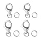 thumbnail image 2 of 4 Uds. De Broche De Langosta De Plata De Ley 925, Conector Para Encontrar Joyas DIY, 2 of 5