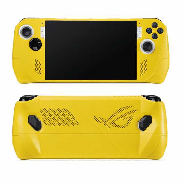 Funda protectora para consola de juegos Asus ROG ALLY Funda protectora para consola de juegos con pintura en aerosol de superficie y color de contraste-Amarillo