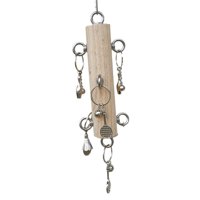 Ioensy - Juguete Para Masticar Pájaros, Juguete De Entrenamiento De Madera Dura, Juguete Para Loros, Para Periquitos Medianos Y Grandes