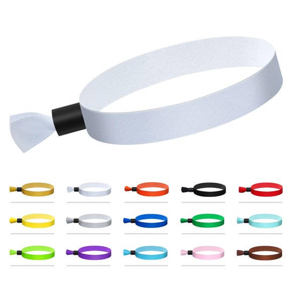 Pulsera desechable blanca Comflora - 100 unidades