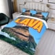 thumbnail image 3 of Lava Conjunto de sábanas temático, trío de piezas, cómodo y amigable con la piel, diseño único, regalo de decoración para el hogar para familiares, amigos y fans,135cm *200cm, 3 of 6