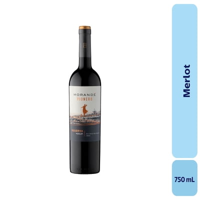 Vino Merlot Botella 750 Ml Morande