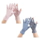 thumbnail image 1 of 2 pares de guantes de verano con protección solar para hombres y mujeres, transpirables, antiultravioleta, sin dedos, de seda helada para exteriores., 1 of 5