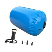 Ioensy - Rodillo De Aire De Barril De Gimnasia Con Bomba De Aire Para Porristas, Gimnasio En Casa, 0,9 Mx1M