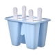 thumbnail image 1 of Molde De Silicona Para Hacer Paletas De Hielo Molde Para Paletas De Helado Moldes Congelados 4 Celdas Azul, 1 of 3