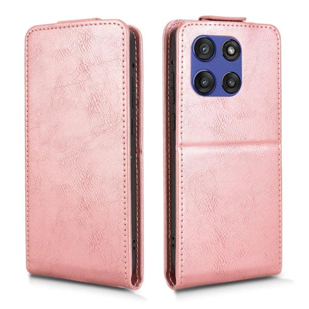 Funda tipo folio para Motorola Edge 60 Stylus con soporte magnético y protección para la cámara Oro rosa