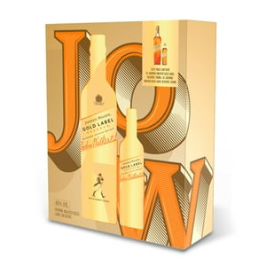 Pack Whisky Johnnie Walker Gold Label 750Cc + Petaca 200Cc