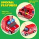 thumbnail image 2 of Juego de vehículos de juguete JOYIN de 4 piezas con luces y sonidos para niños de 3 a 5 años, 2 of 8