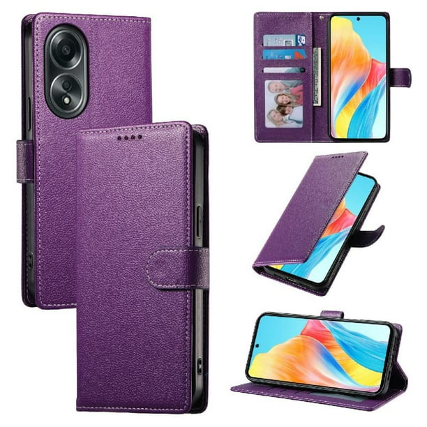Funda para FOXDOCK Realme 12 Lite 4G– Cuero Premium, 3 ranuras para tarjetas, Protección contra impactos
