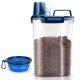 thumbnail image 1 of Contenedor de alimentos TIOVERY 3 L hermético azul con taza, 1 of 8